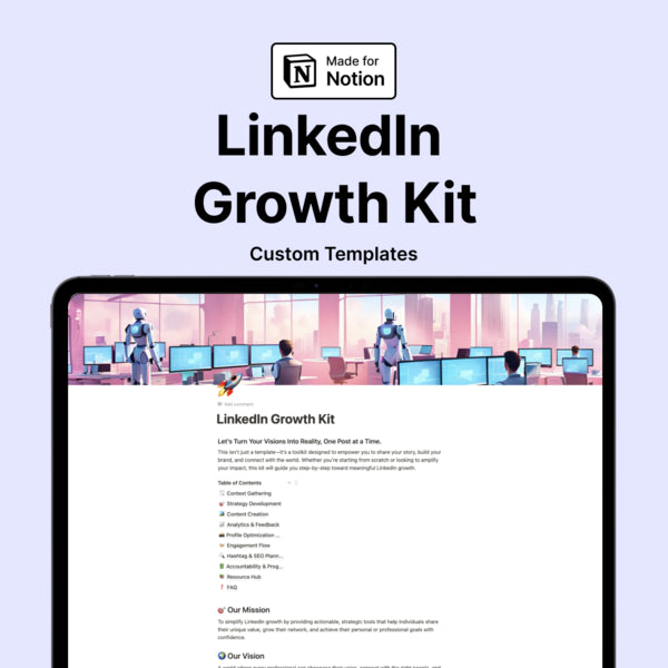 LinkedIn Growth Kit: Turn Your Vision Into Reality
